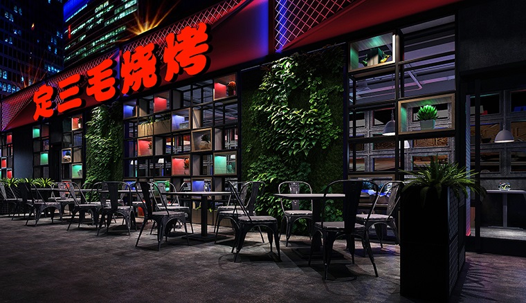 燒烤主題餐廳裝修設(shè)計