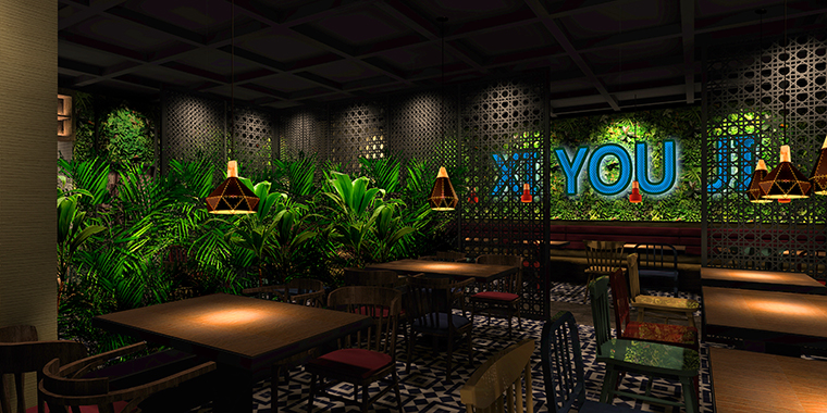 生態(tài)主題餐廳設計-1